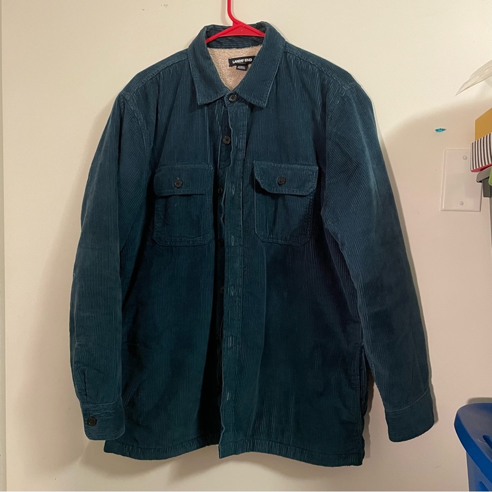 lands end sherpa lined jacket